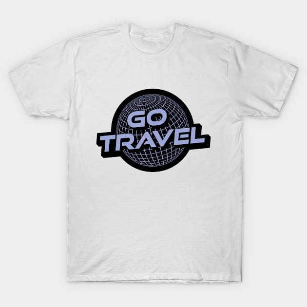 Go Travel Retro Y2K Wanderlust Graphic T-Shirt by The Vintage Look